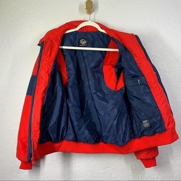 ROFFE Vintage Skiwear Thermal Insulated Red Ski Jacket -‎ Thinsulate - Picture 10 of 14